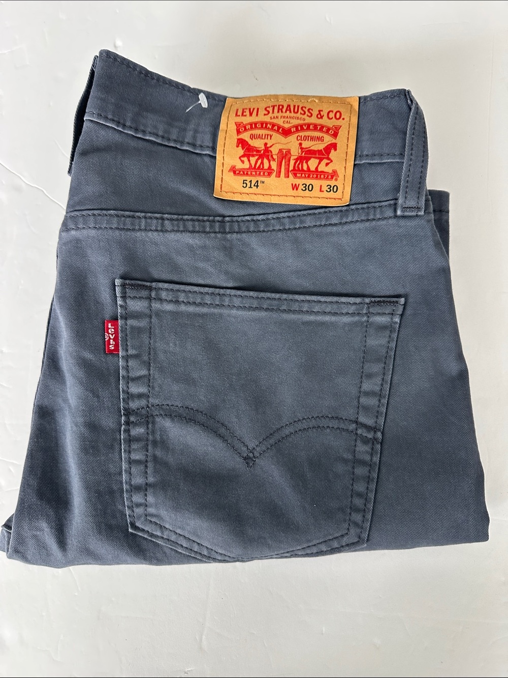 Levi's 514 Slim Straight Men's Jeans - Charcoal Blue